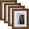 Craig Frames 4 Pack: Victoria Ornate Bronze Picture Frame with Mat